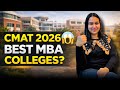 CMAT 2026 Top Colleges List 🔥 JBIMS, SIMSREE, Great Lakes, Welingkar | Average Package & ROI Reality