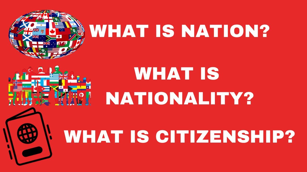 What is Nation? | What is Nationality? | What is Citizenship? | Citizenship vs Nationality