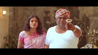 Doddanna &amp; Prema Shocked By Seeing S Narayan Eating | Nannavalu Nannavalu Kannada Movie Part-2