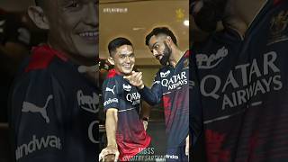 Sunil Chhetri🔥Passion like RCB❤️🔥 #SunilChhetri #TeamIndia #RCB #IndianSports #shorts  #RCBFans #ipl
