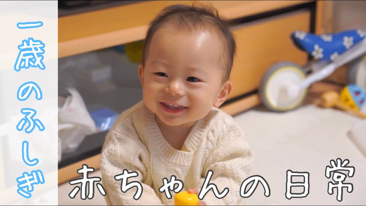 かわいい一歳のふしぎ 男の子 子育て 赤ちゃんの生活を観察 Cute One Year Old Mysterious Boy Parenting Youtube