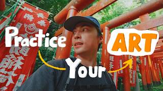 A Day Trip In Japan To Practice Art