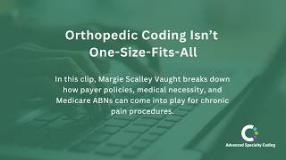Watch Margie Scalley Vaught — Advanced Specialty Coding Virtual Summit: Orthopedics