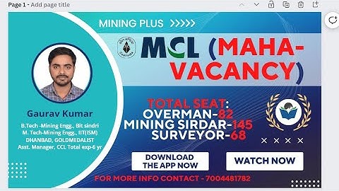 NCLMCL/ MS/OM:LIVE CLASS /SAFETY ISSUES IN EXTRACTION OF DEVELOPED PILLAR/7004481782