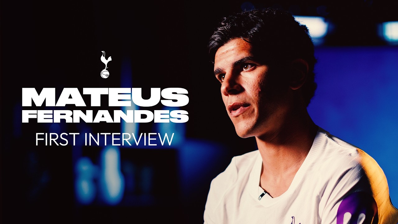 Mateus Fernandes' first interview as a Spurs player 💬