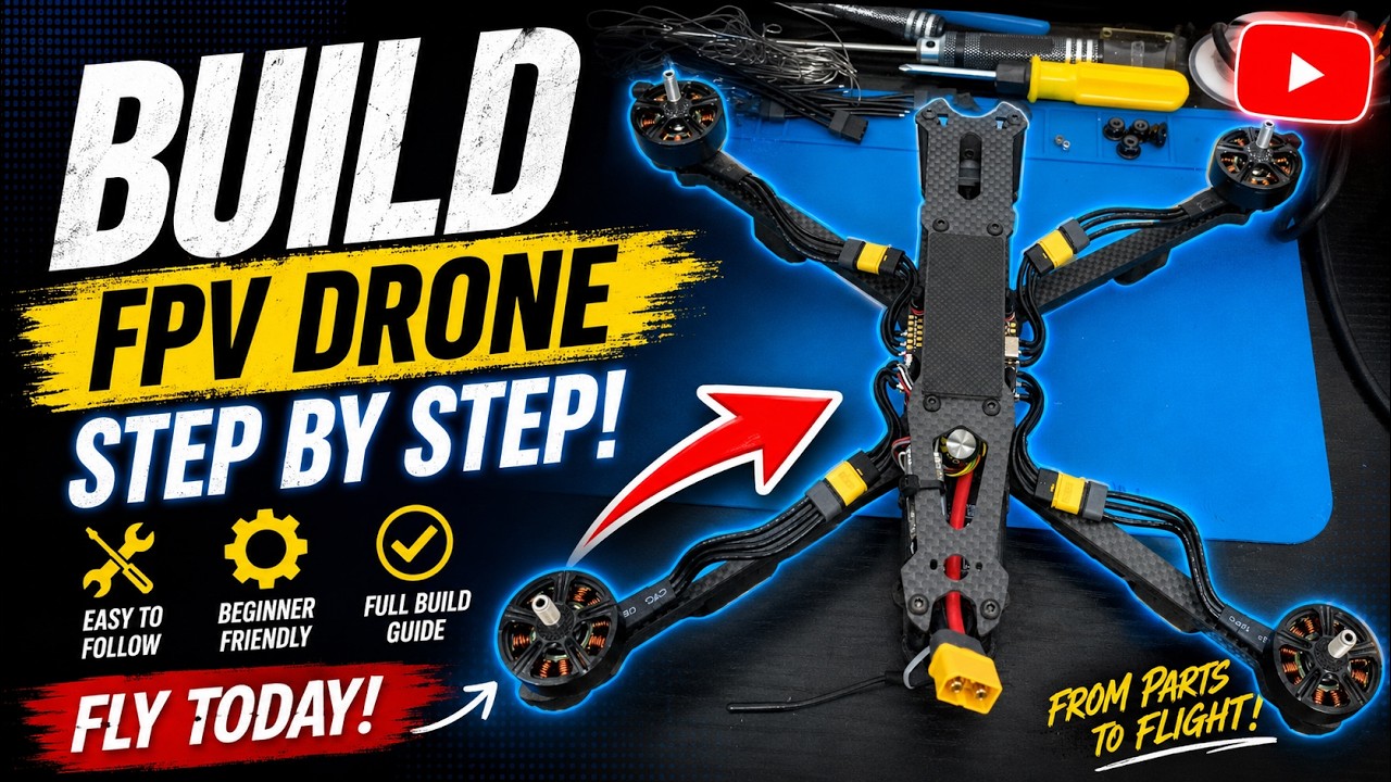 How To Build an FPV Drone Step by Step 🚀 Beginner Full Build Guide ...