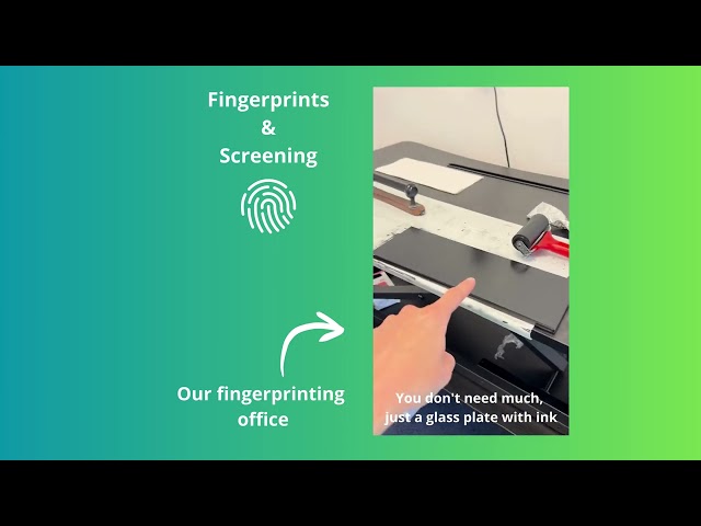 Fingerprints & Screening office