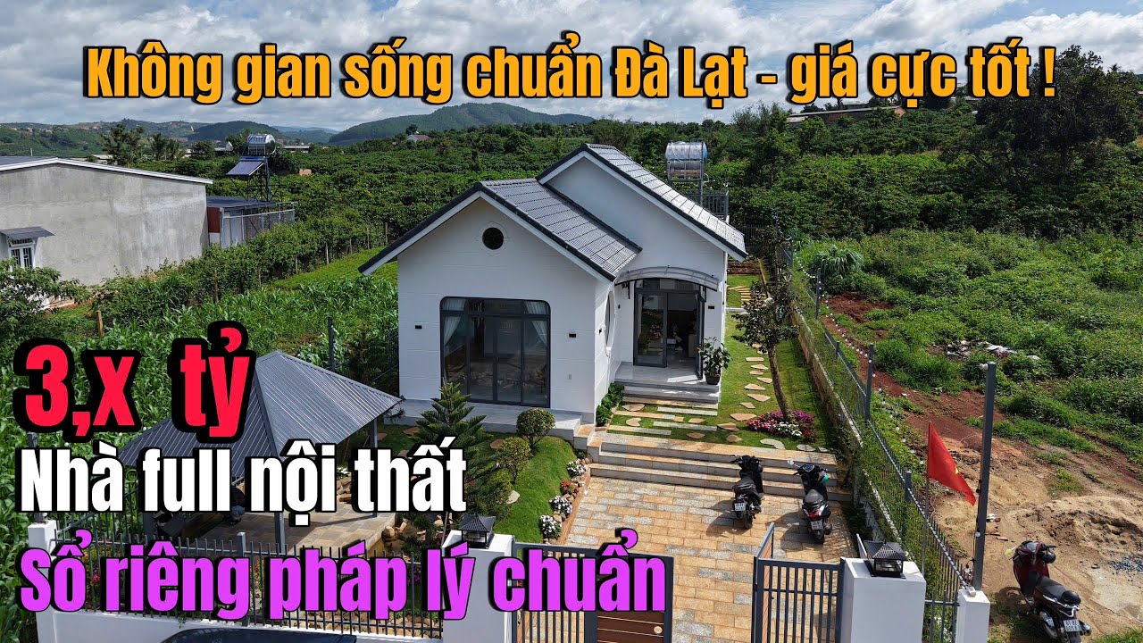 Ở đây rồi, chẳng muốn đi đâu nữa ! căn nhà nghỉ dưỡng ven Đà Lạt giá tốt.
