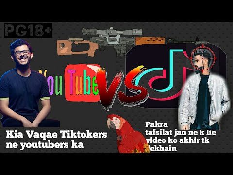 Youtube vs tiktok | ft. @Bulghamee@nitro farry @Benaam Inc. | carryminati click bate