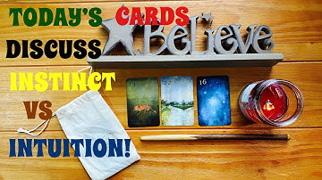 THE PETIT LENORMAND COMPARES INSTINCT TO INTUITION AND INSPIRATION!