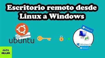 Conexión REMOTA desde LINUX a WINDOWS cualquier versión con RDP y Remmina
