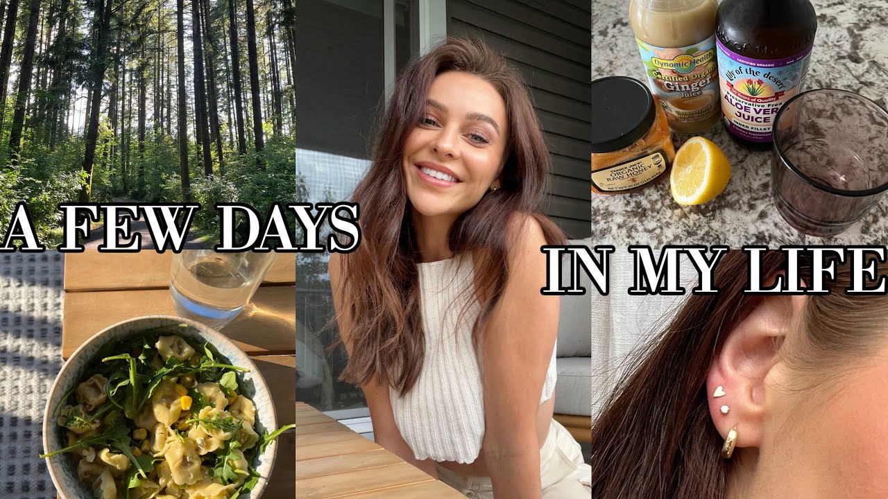 A Few Productive Days | healthy meals, aloe shot recipe, drs. appt, new piercings, birthday party