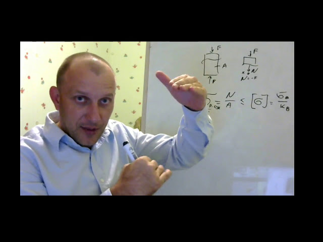 Внутренние усилия, прочность при растяжении - сжатии. Онлайн консультации сопротивление материалов.