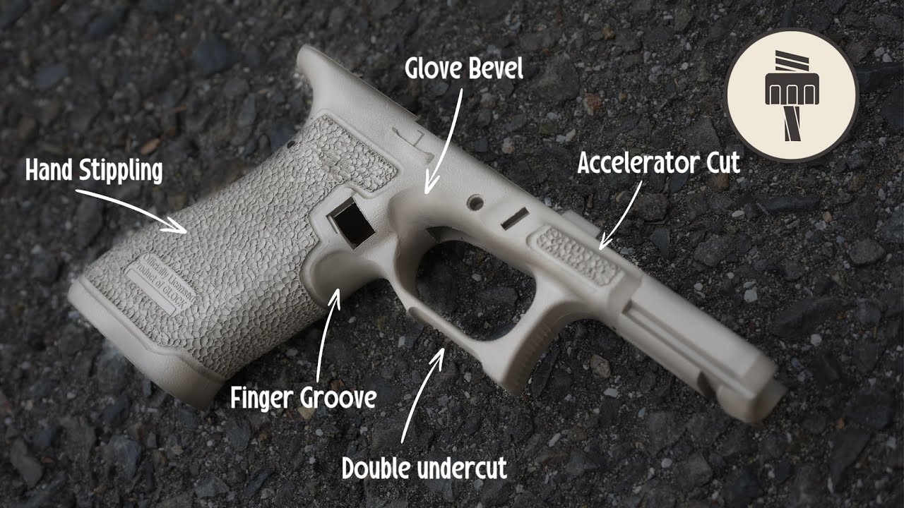 Transforming the Glock 19X: Stippling + Double Undercut