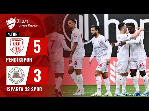 Pendikspor 5-3 Isparta 32 Spor MAÇ ÖZETİ  (Ziraat Türkiye Kupası 4. Tur Maç) / 05.12.2023