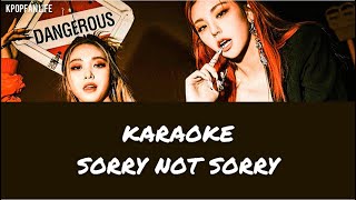 [KARAOKE] ITZY - sorry not sorry ( romanized )