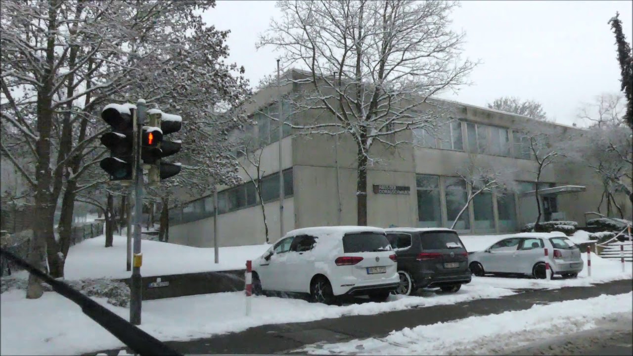 Von Böblingen nach Sindelfingen und wieder zurück im Schnee. Test vom Libec TH-G3 Gimbal,