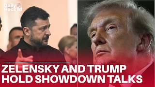 Zelensky holds face-to-face talks with Donald Trump at White House