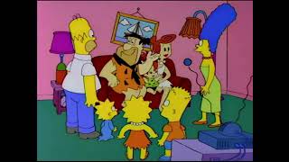 The Simpsons Itchy & Scratchy & Poochie Show syndication couch gag (RECONSTRUCTION)
The Season 8 The Simpsons episode The Itchy & Scratchy & Poochie Show marked a milestone in the shows history, where it surpassed The Flintstones at being the longest-running primetime animated TV series. While the original airings used the Beatles-inspired Yellow Album couch gag (preserved on DVD, streaming and modern cable reruns), older broadcast syndicated reruns replaced the visuals with the couch gag featuring the Flintstone family from Season 4s Kamp Krusty, but keeping the original Beatles couch gag audio, where it surprisingly fit pretty well (as it was commemorating the Simpsons surpassing the Flintstones, after all!). This is a reconstruction I created of how The Itchy & Scratchy & Poochie Show opened in broadcast syndication from 1997 to 2024.
The Simpsons footage © 1992, 1997 FOX and Disney Enterprises; FAIR USE! The Simpsons Itchy & Scratchy & Poochie Show syndication couch gag (RECONSTRUCTION)
