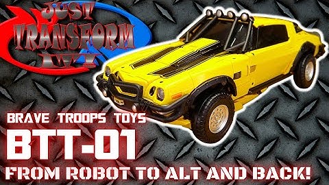 JUST TRANSFORM IT!: Brave Troops Toys BTT-01 (RotB Bumblebee)