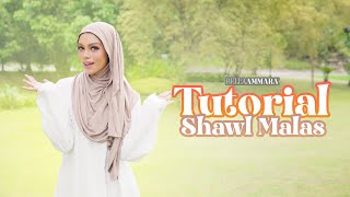 Tutorial Shawl Malas Dari Bella Ammara