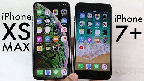 iPhone 7 Plus Vs iPhone XS Max In 2019! (Speed Comparison) (iOS 13)
