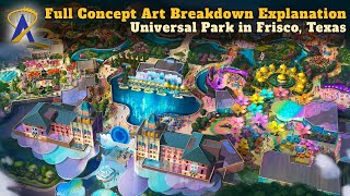 Full Concept Art Breakdown for New Universal Theme Park in Frisco, Texas