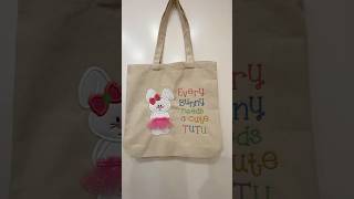 Embroider a cute bunny with tutu. Exactly what a cute bunny needs