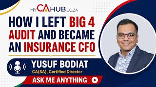How I Left Big 4 Audit and Became an Insurance CFO | Yusuf Bodiat CA(SA) screenshot 1