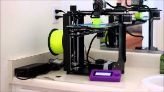Makergear M2 Printing Tantillus Parts with Flourescent Jet PLA