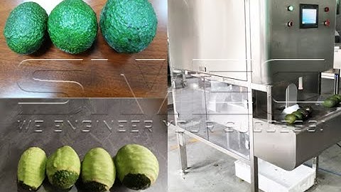 Avocado Peeling and Pitting Test