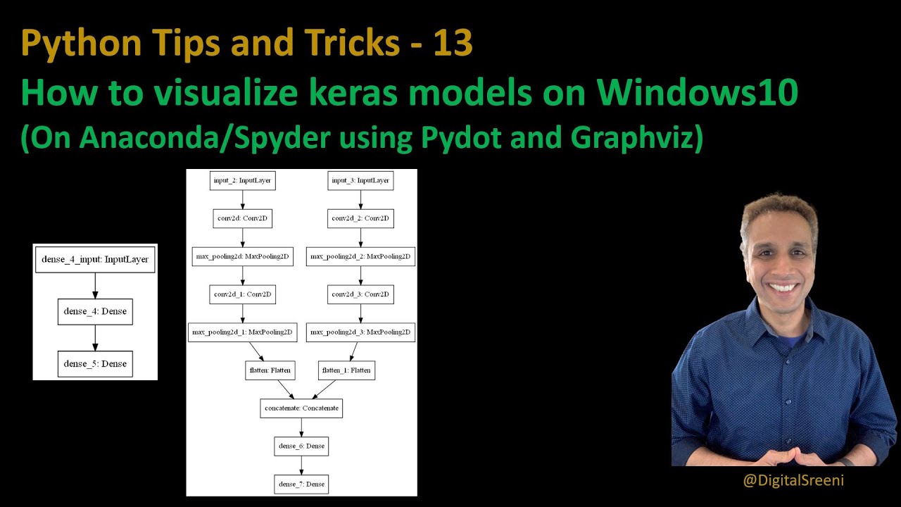 Tips Tricks 13 - How To Visualize Keras Models On Windows10