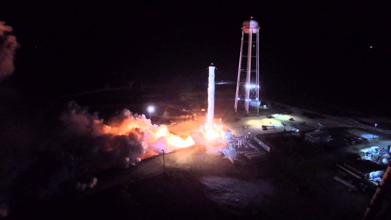 SpaceX Upgraded Falcon 9 First Stage Static Fire Test | Video - YouTube