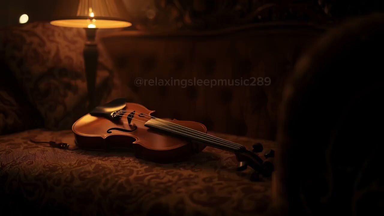 relaxing music, Romantic late night instrumental music  violin lead, soft piano