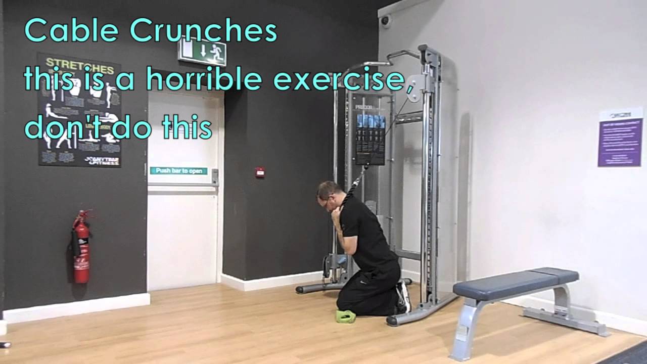 Cable Crunches YouTube