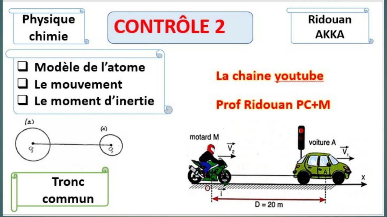 تصحيح فرض رقم 2#controle 2 #tronc_commun