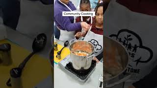 Community Cooking 😀 #yisysnook  #community #vandykecommunitycenter #cookingclass