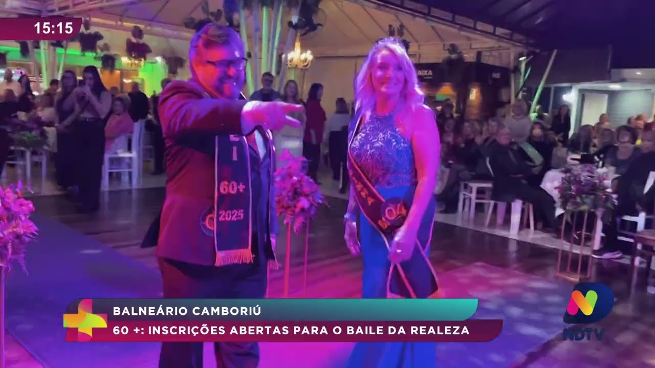 Balneário Camboriú 60+: inscrições abertas para o Baile da Realeza