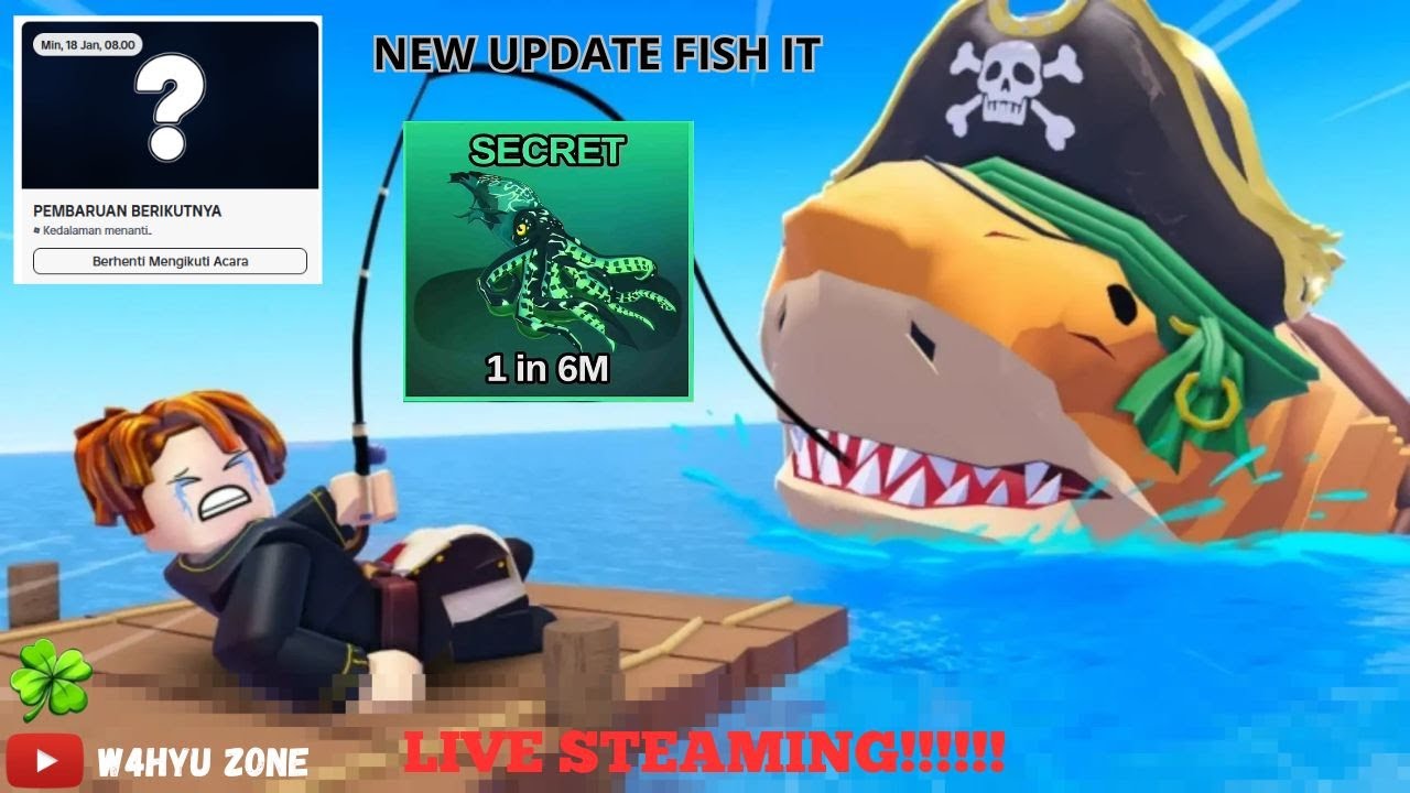 FISH IT | NEW UPDATE FISH IT LEVIATHAN | AYO MABAR FREE X8