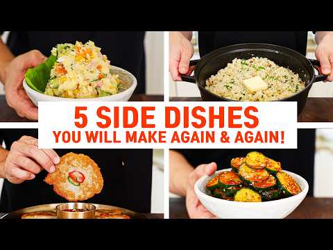 5 Restaurant-Quality Asian Side Dishes to Upgrade Your Dinner!