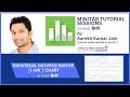 #minitab tutorial in #hindi (#हिन्दी ) : How draw #imr chart in #minitab (#हिन्दी )
