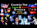 Countries That Love Hate Greece New Data