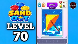 Sand Out Color Puzzle Level 70 Walkthrough Solution