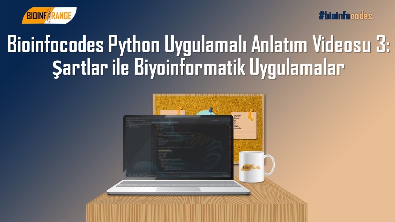 Bioinfocodes Python Uygulamalı Anlatım Videosu 3: Şartlar ile ...