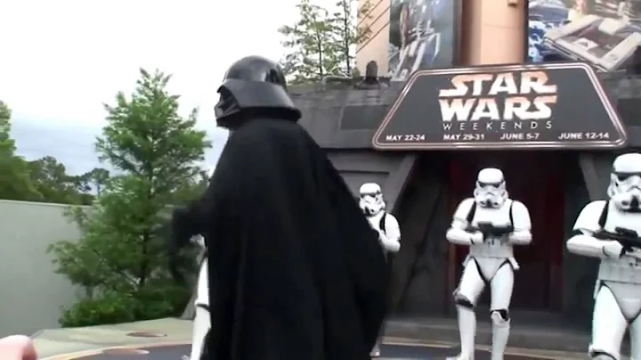 Darth Vader Dance-Off to Can't Touch This at Disney Star Wars Weekend