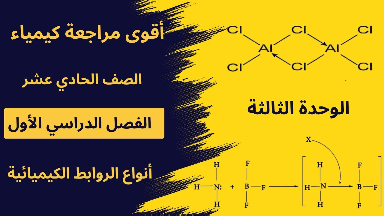 جهز نفسك للاختبار ! أنواع الروابط الكيميائية بطريقة سهلة وأمثلة واضحة  للصف11 سلطنة عمان