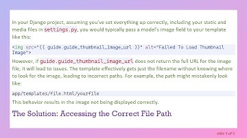 Resolving the Issue of Image Not Being Rendered in Django Templates