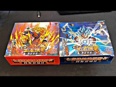 Abriendo Cajas sobres de Cartas de Dragón Ball - Z - GT - Super - Héroes - Low Cost Heros AliExpress