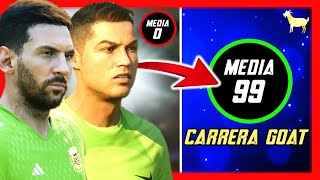 MESSI vs CR7: EL PRIMERO QUE LLEGUE A 99 DE MEDIA ES EL GOAT | #fifa23