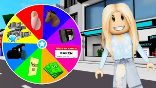 BROOKHAVEN, But A WHEEL Chooses What I Do!! **PART 2** | JKREW GAMING